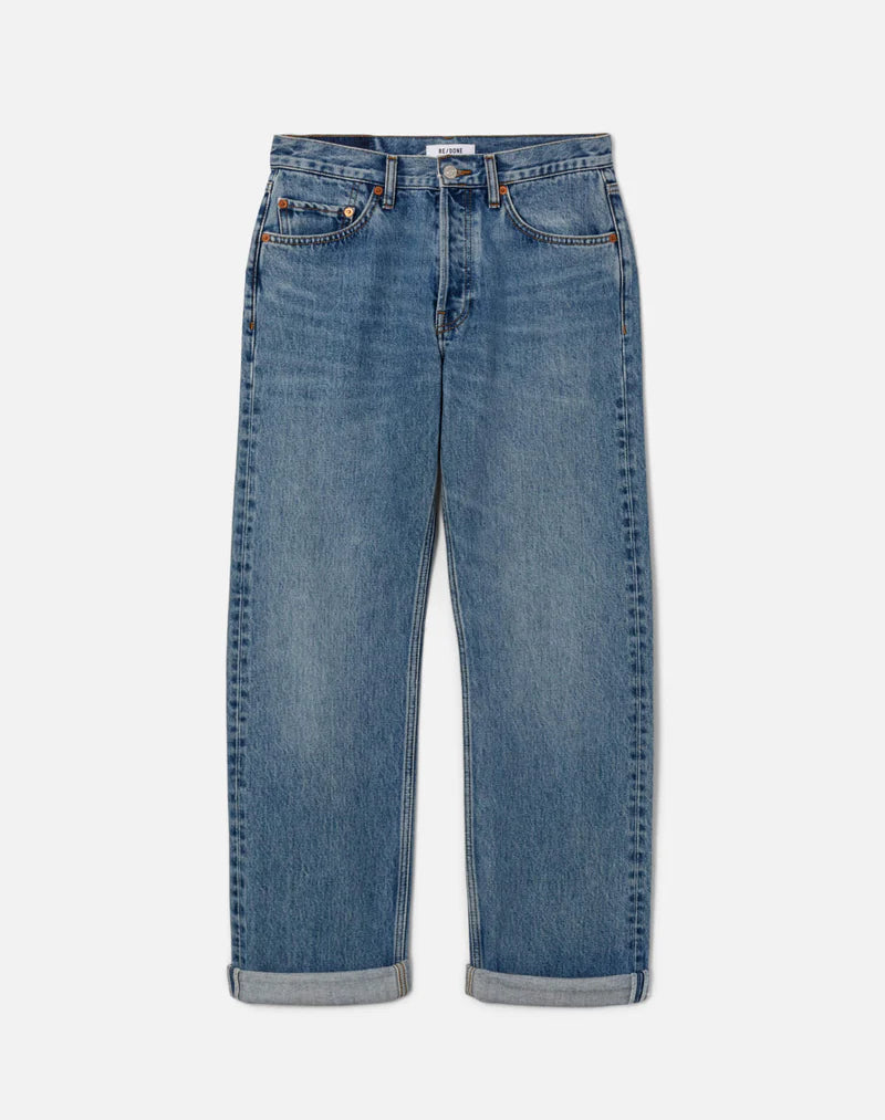 RE/DONE Beau Jean Cuffed in Day Tripper