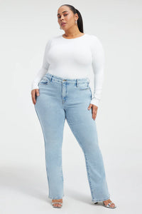 Good American GOOD CURVE BOOTCUT JEANS