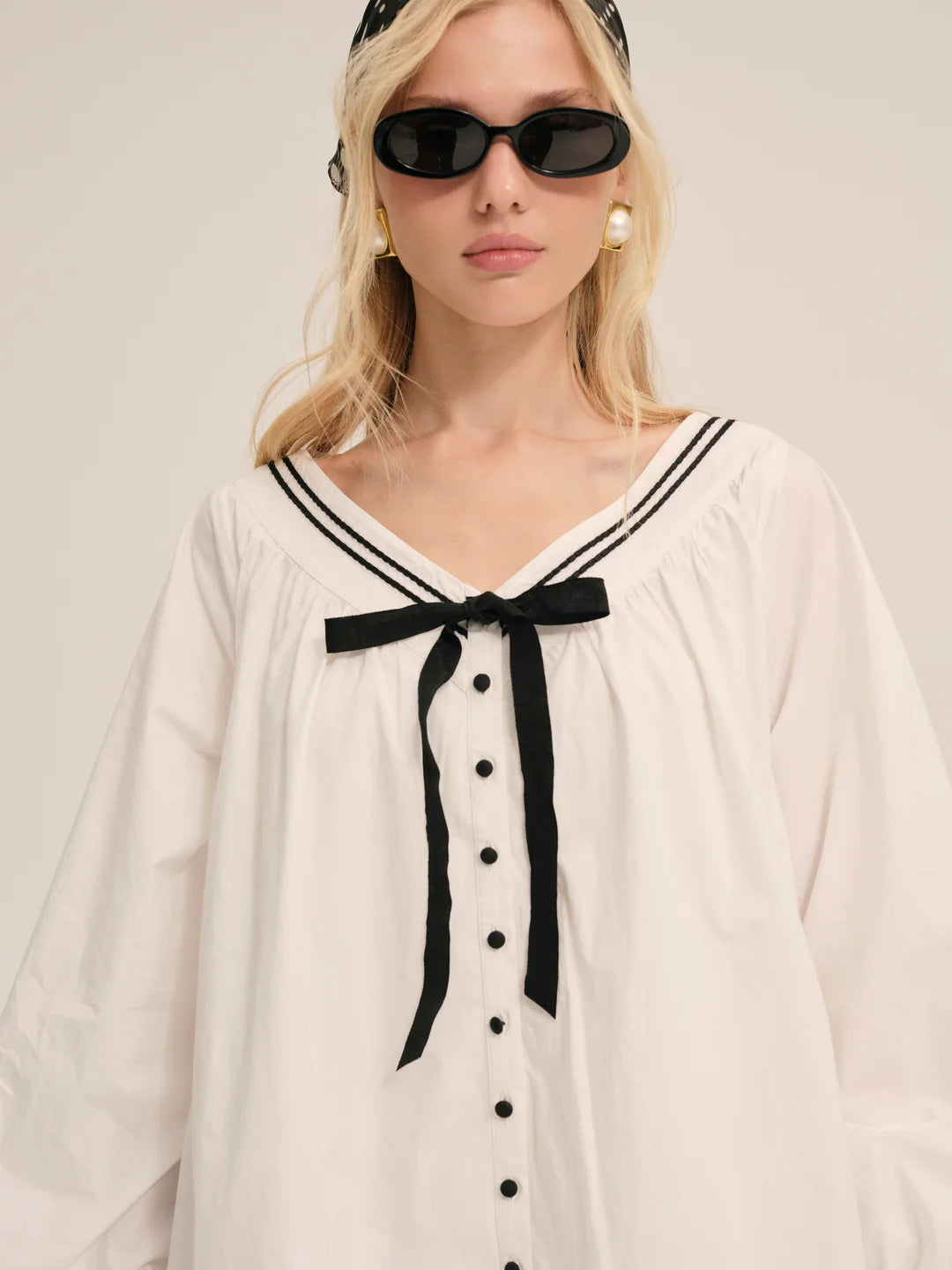For Love & Lemons Shelly Mini Dress White