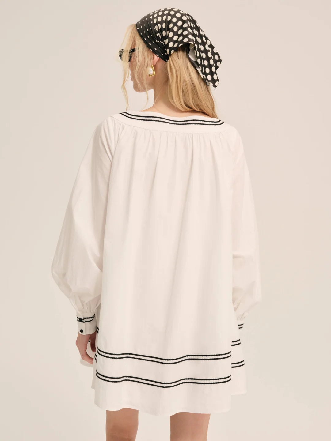 For Love & Lemons Shelly Mini Dress White