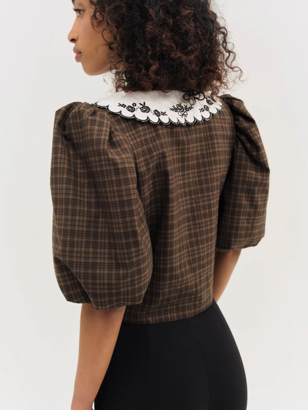 For Love & Lemons University Plaid Top