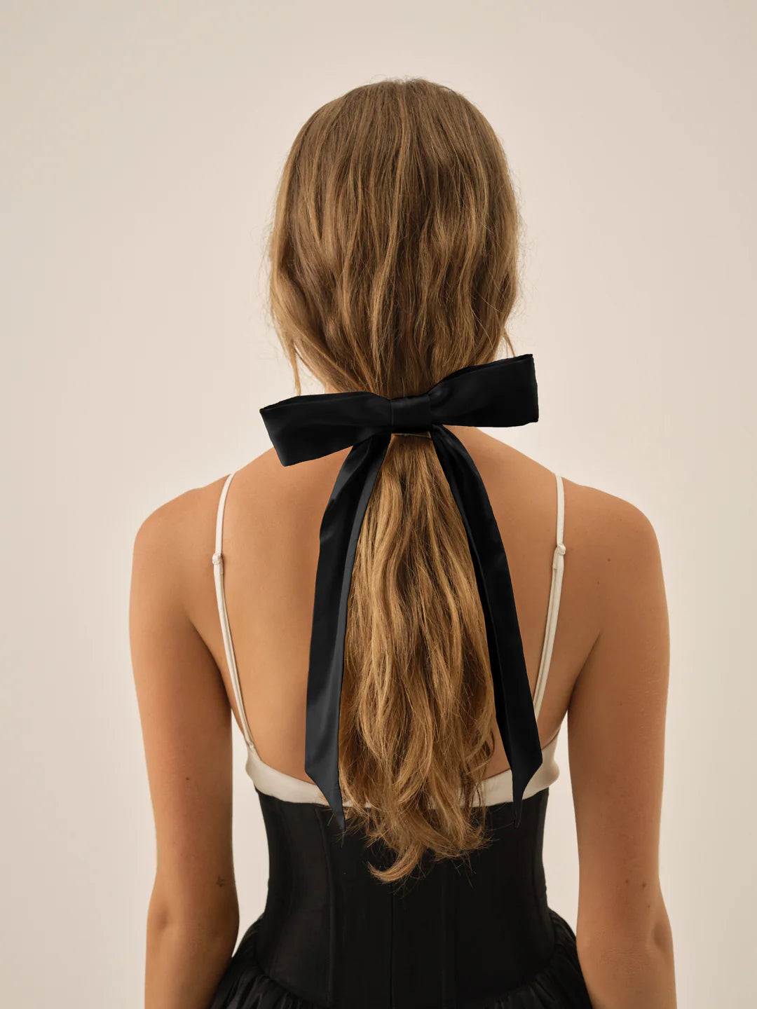For Love & Lemons Daphne Satin Long Tail Bow