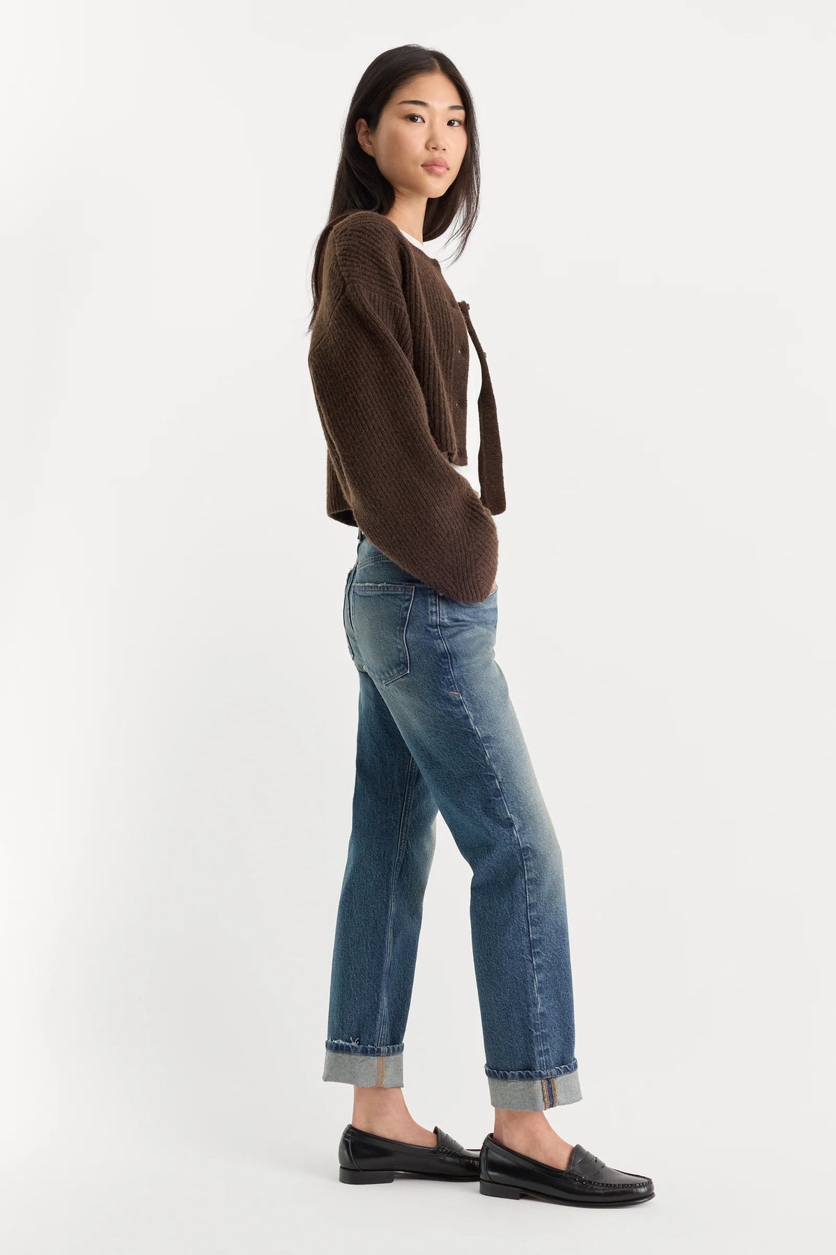 Good American vintage straight jeans Indigo 1282