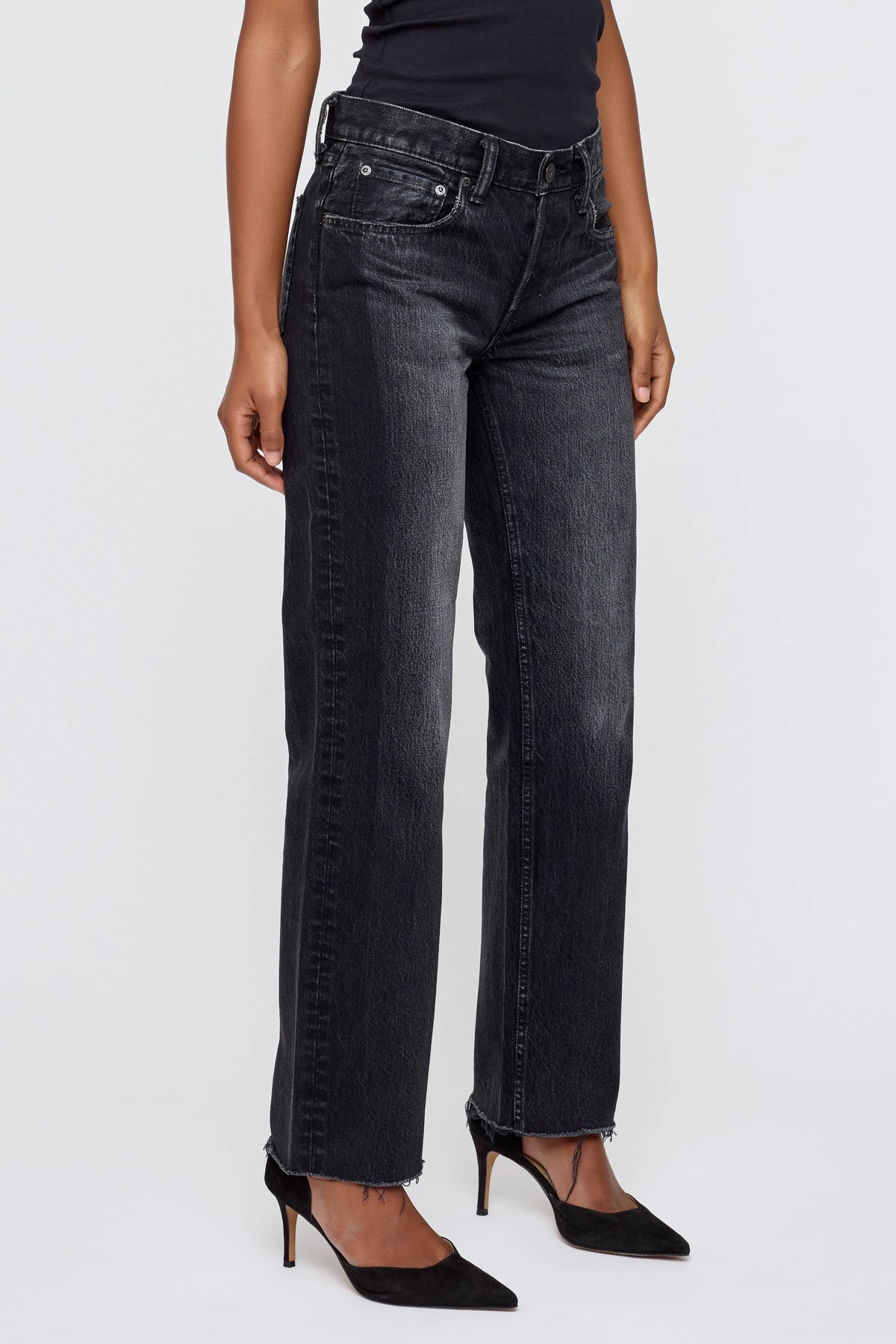 MOUSSY VINTAGE GLENCOE LOW-RISE STRAIGHT