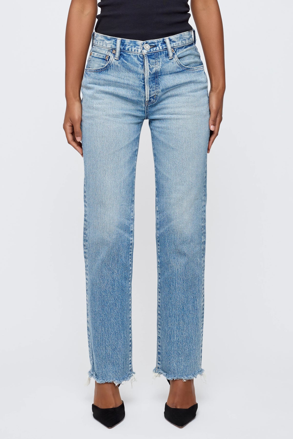 MOUSSY VINTAGE SEBRING STRAIGHT - 111 Light Blue