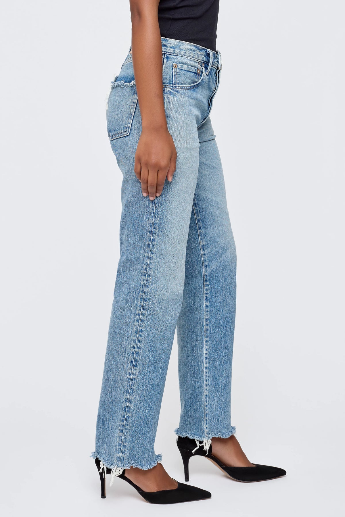 MOUSSY VINTAGE SEBRING STRAIGHT - 111 Light Blue