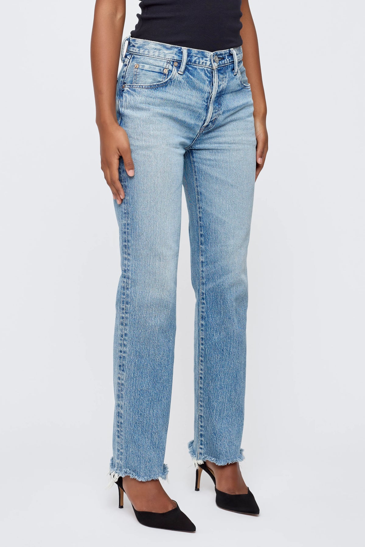 MOUSSY VINTAGE SEBRING STRAIGHT - 111 Light Blue