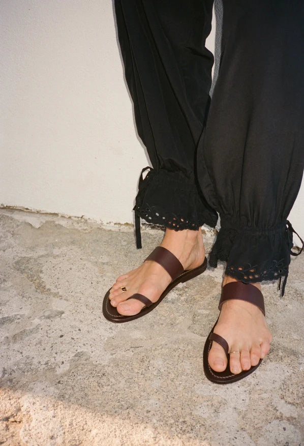 Ciao Lucia Pauli Black Silk Pant