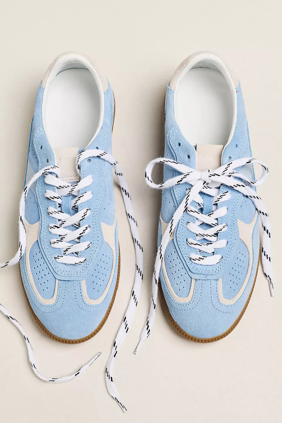 ALOHAS Tb.490 Rife Sneakers - Cornflower Blue Cream Leather Sneakers