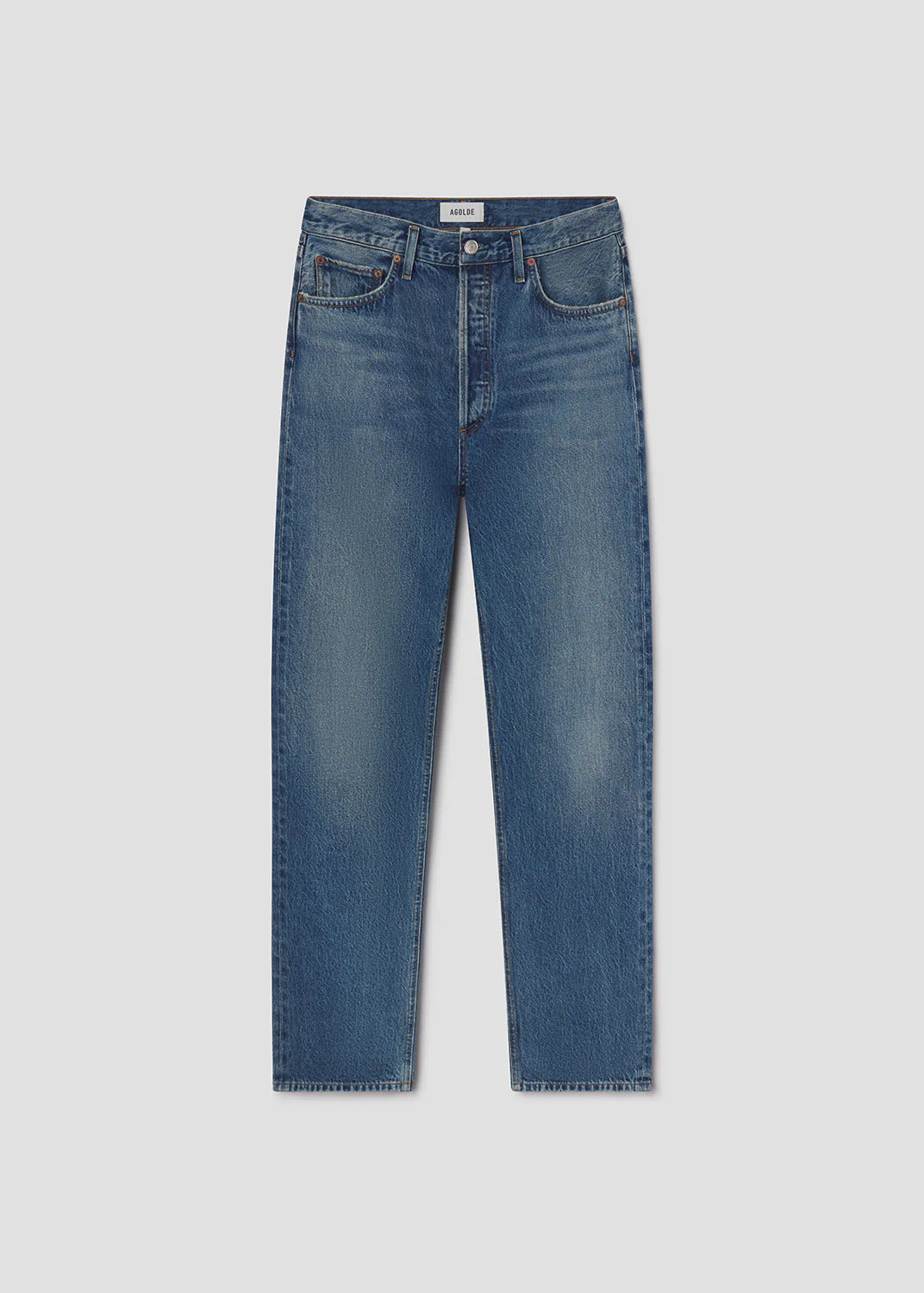 AGOLDE 90's Pinch Waist High Rise Straight (Weightless) In Circulate