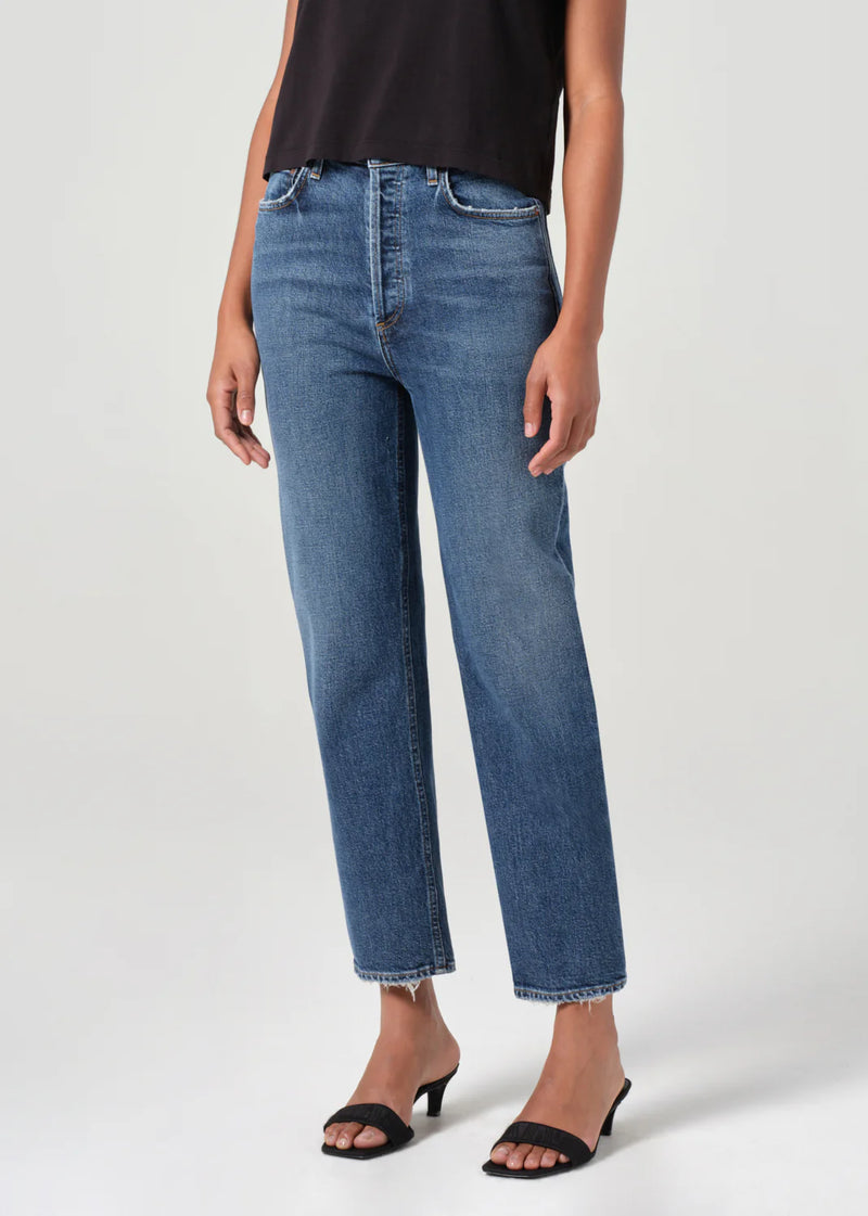 Agolde 90'S PINCH WAIST CROP IN SOLACE
