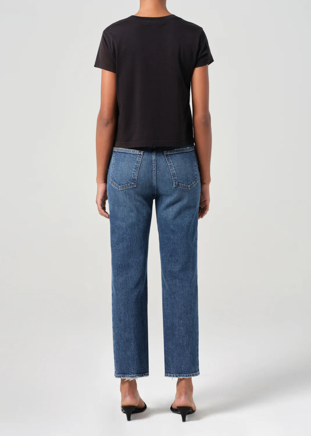 Agolde 90'S PINCH WAIST CROP IN SOLACE