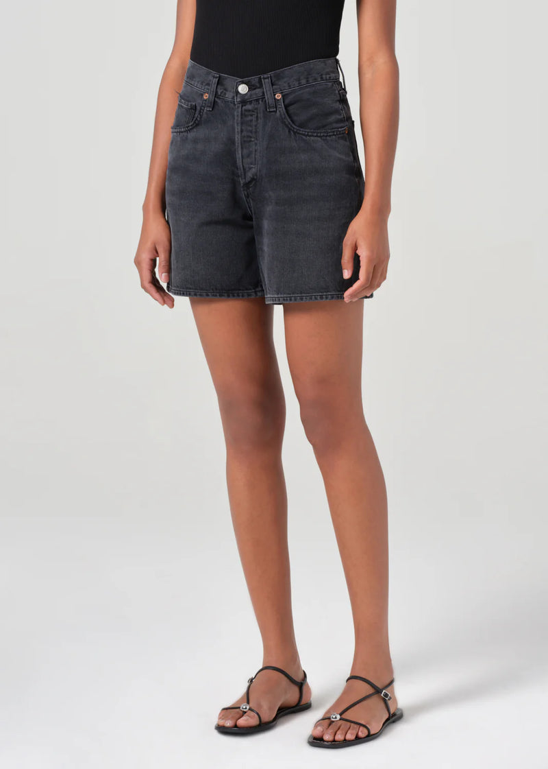 AGOLDE V-WAIST SHORT IN BOUNCE