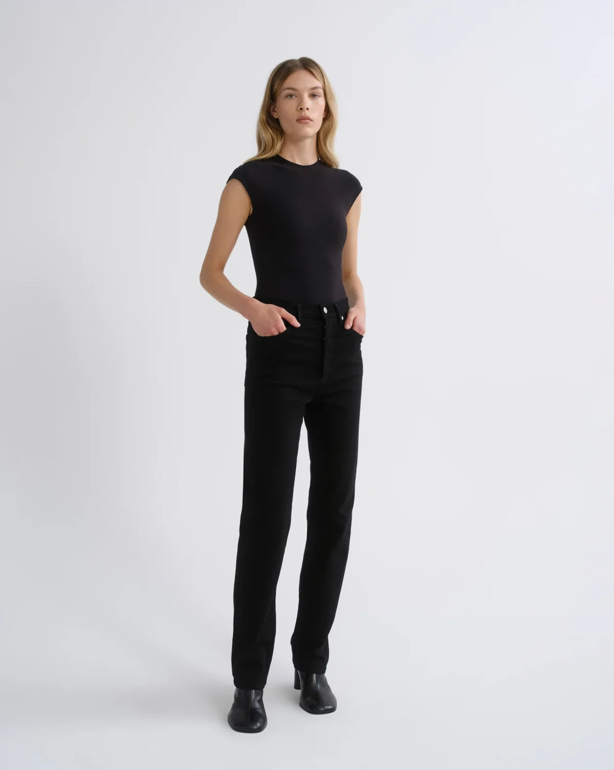Agolde 90'S PINCH WAIST HIGH RISE STRAIGHT LONG (WEIGHTLESS STRETCH) Cover