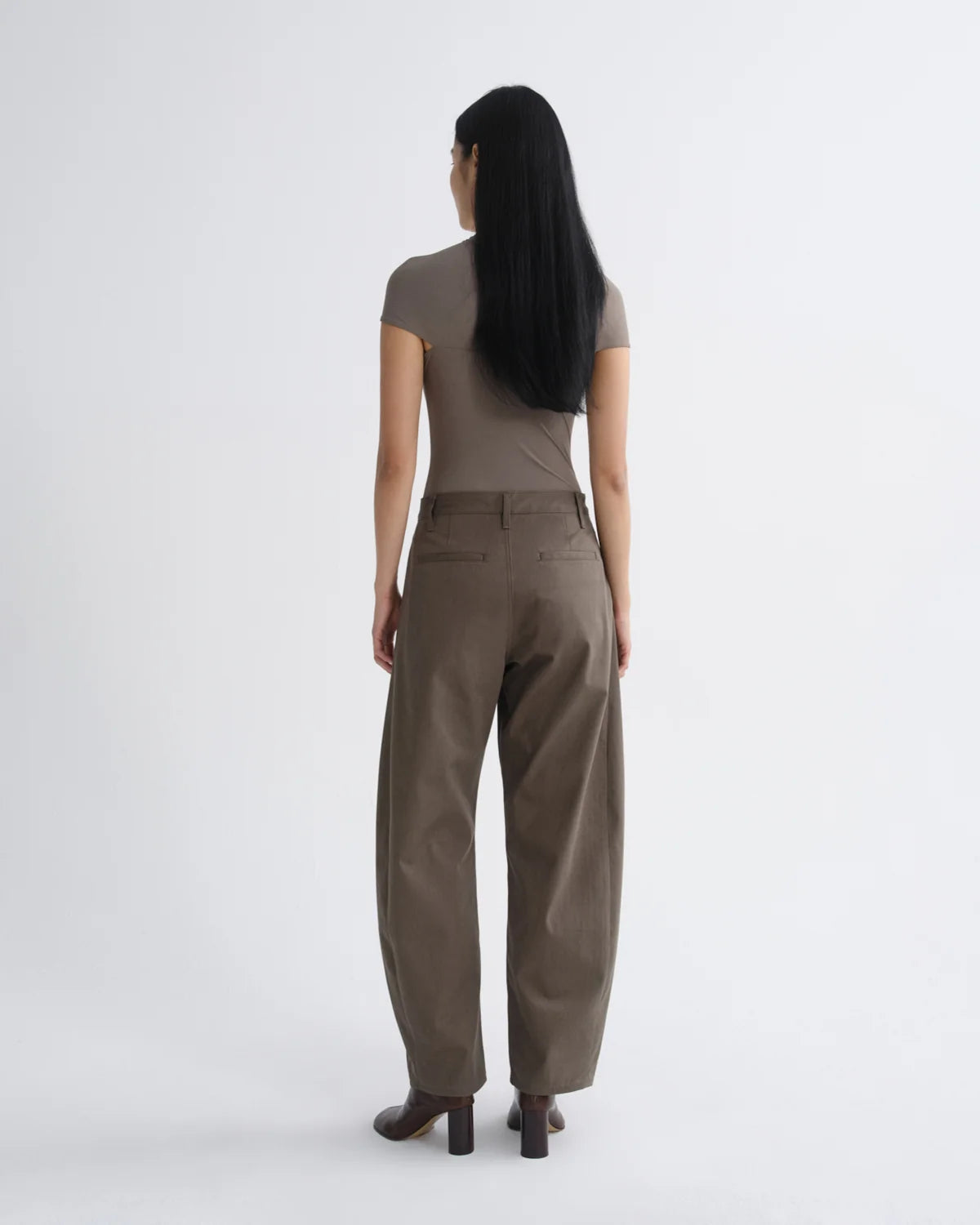 AGOLDE LUNA TROUSER TAUPE