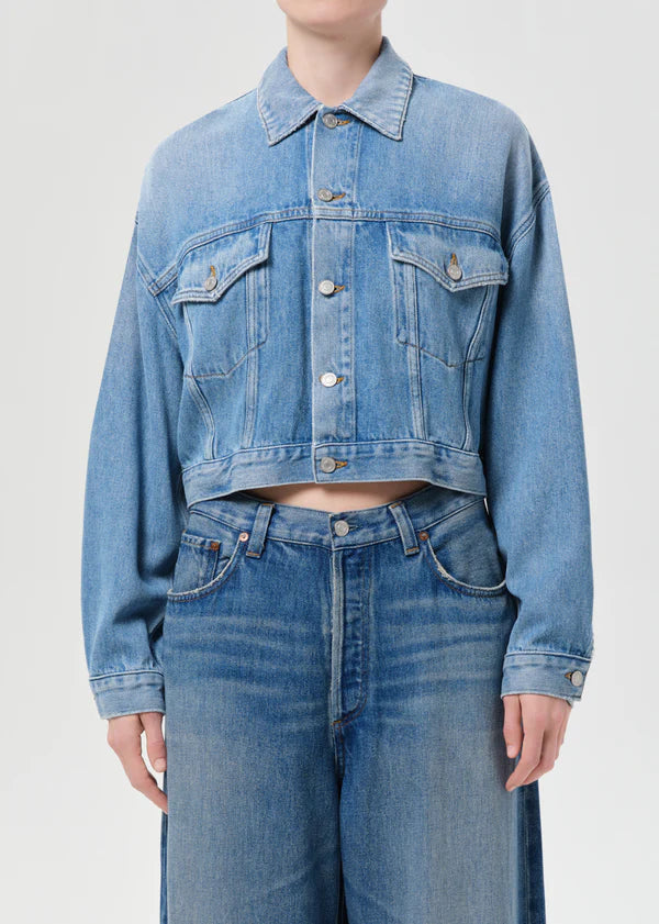 AGOLDE Palmer Jacket (Flyweight) In Script