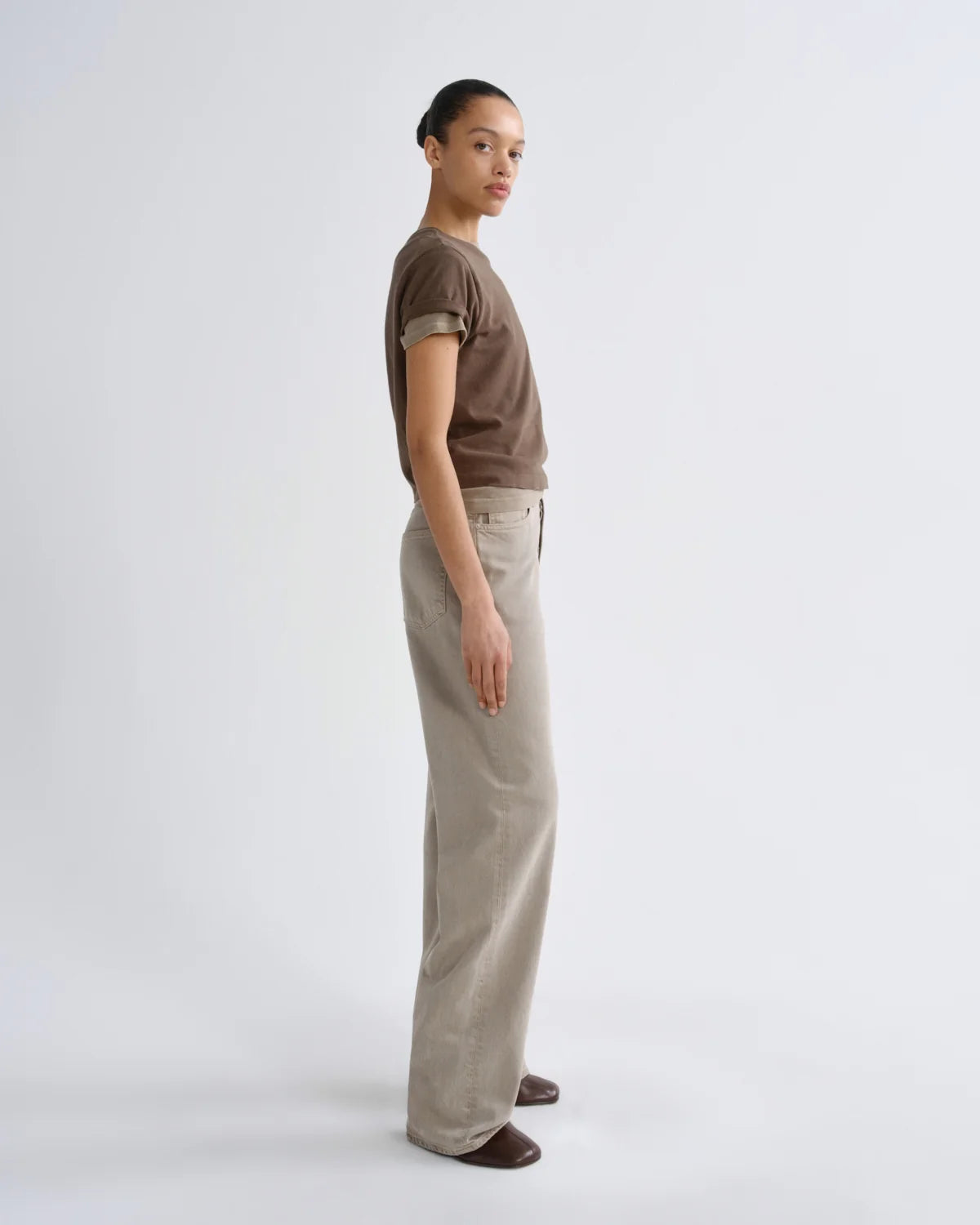 Agolde ADINE SHRUNKEN TEE Uniform