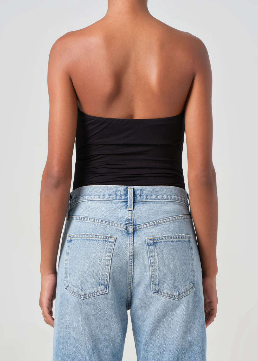 Agolde GWYNETH BODYSUIT IN BLACK