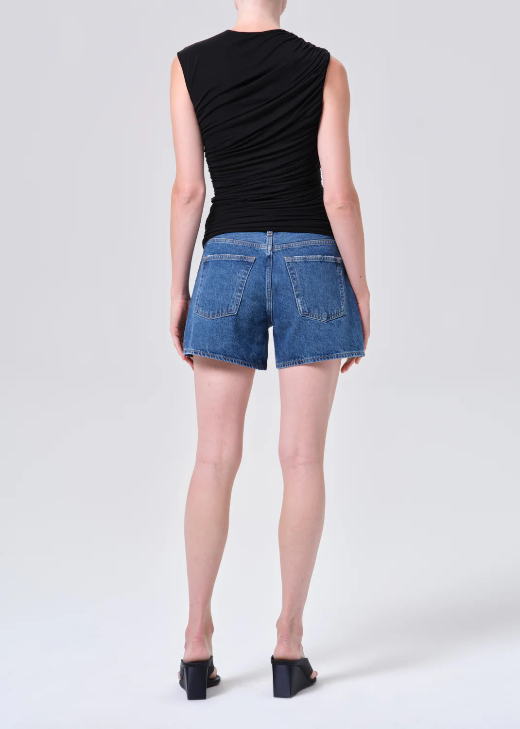AGOLDE PARKER LONG SHORT IN ENAMOUR