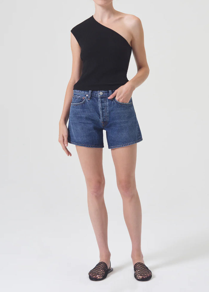 AGOLDE PARKER LONG SHORT IN ENAMOUR