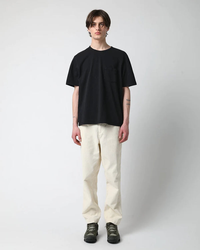 Corridor ORGANIC GARMENT DYED T-SHIRT - BLACK