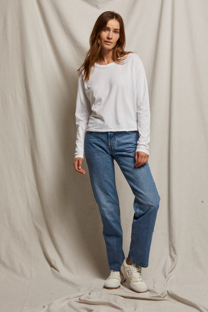 perfectwhitetee axel crispy cotton boxy tee