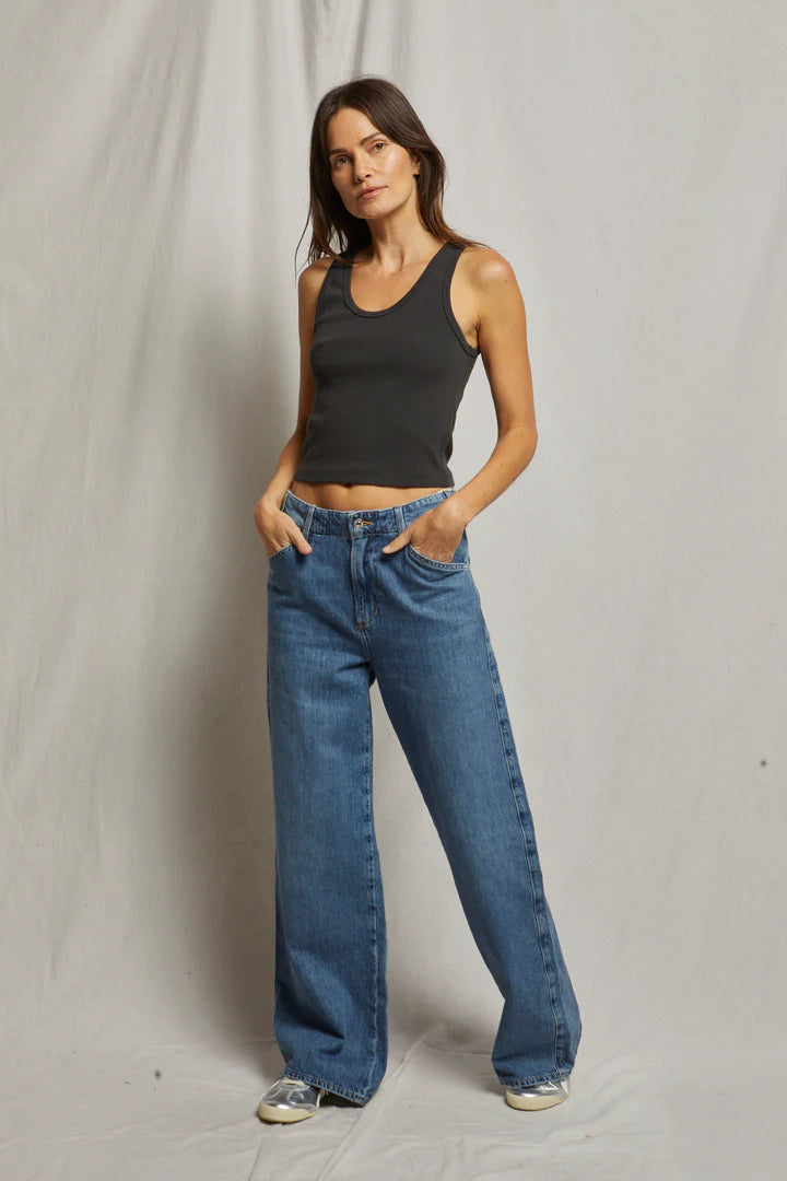 perfectwhitetee blondie rib bra friendly tank