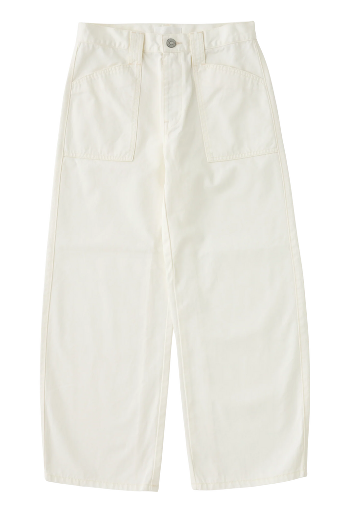 Moussy Vintage Pomonok Gusset Cargo Pants White