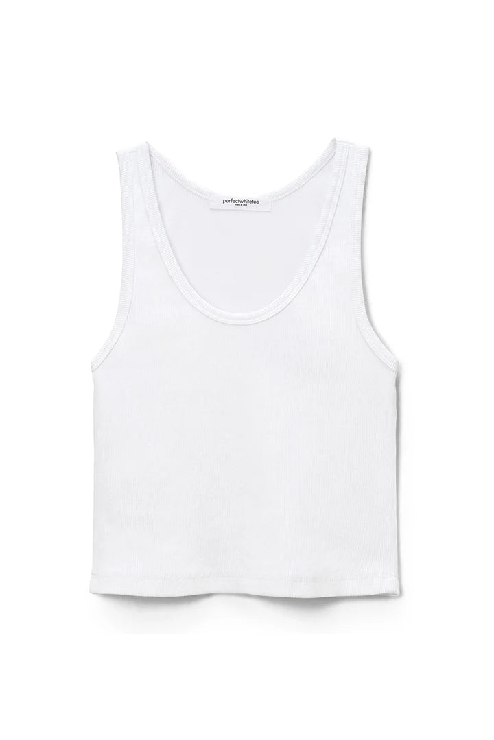 perfectwhitetee blondie rib bra friendly tank