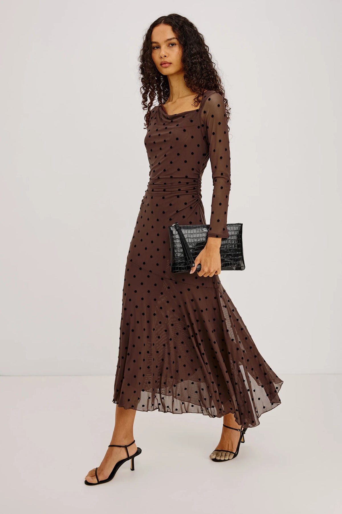 Rails Cambria Dress Chocolate Polka Dot