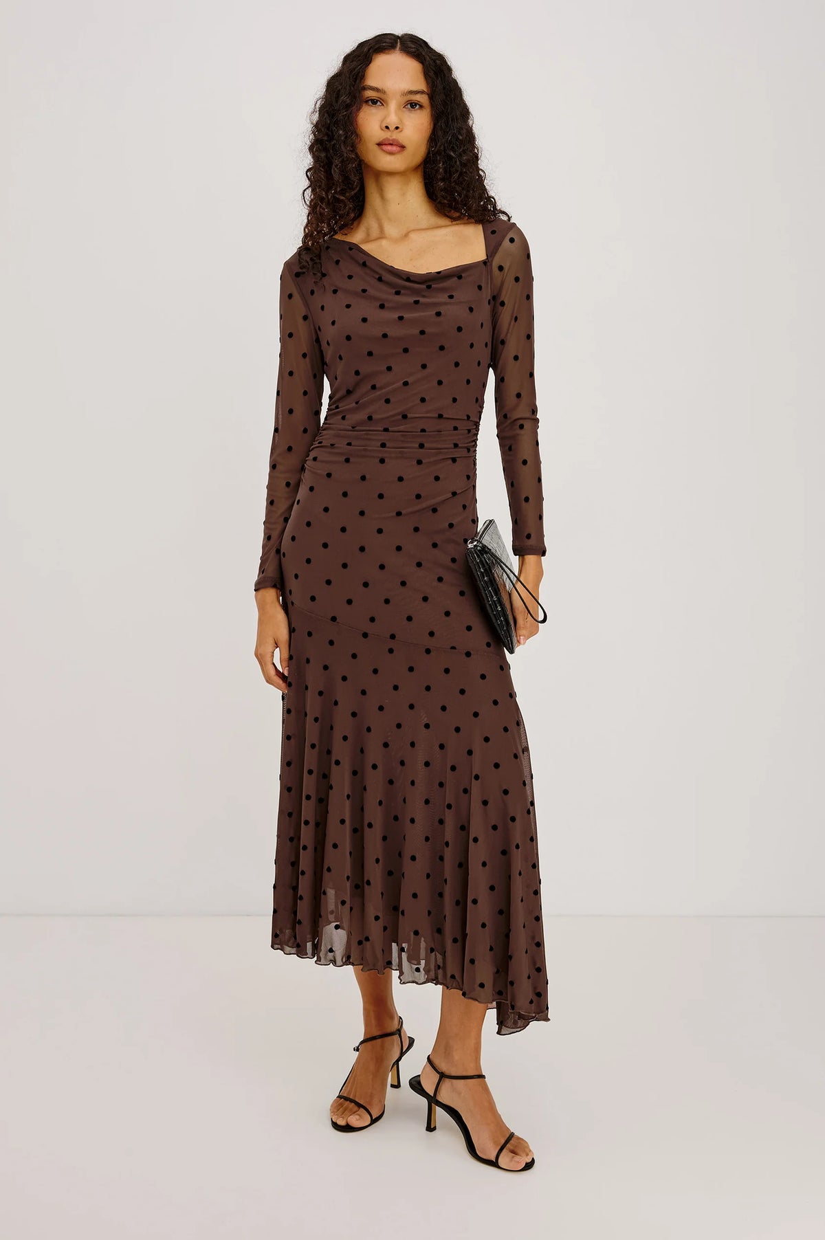 Rails Cambria Dress Chocolate Polka Dot
