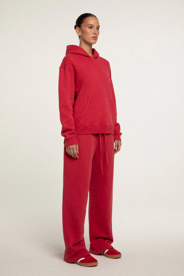 Elwood CORE STRAIGHT LEG SWEATPANT Vintage Cherry