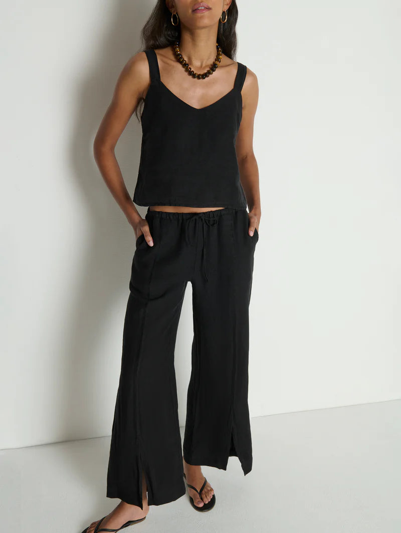 Nation LA Elwood Pant in Jet Black