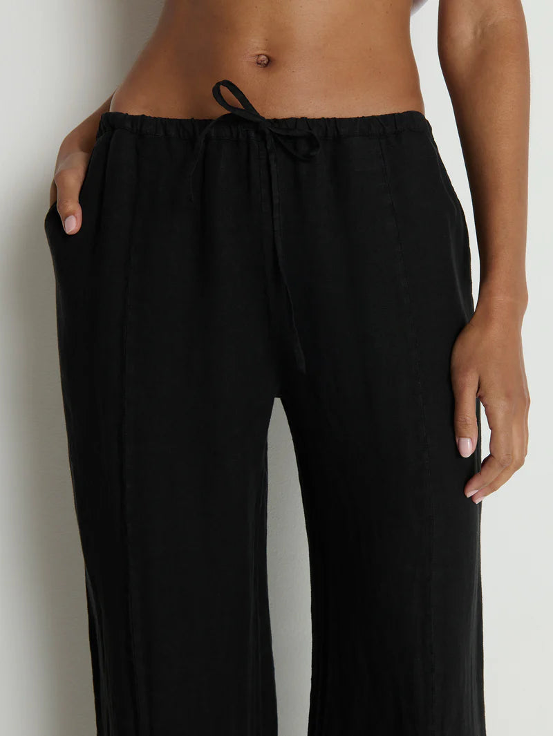Nation LA Elwood Pant in Jet Black