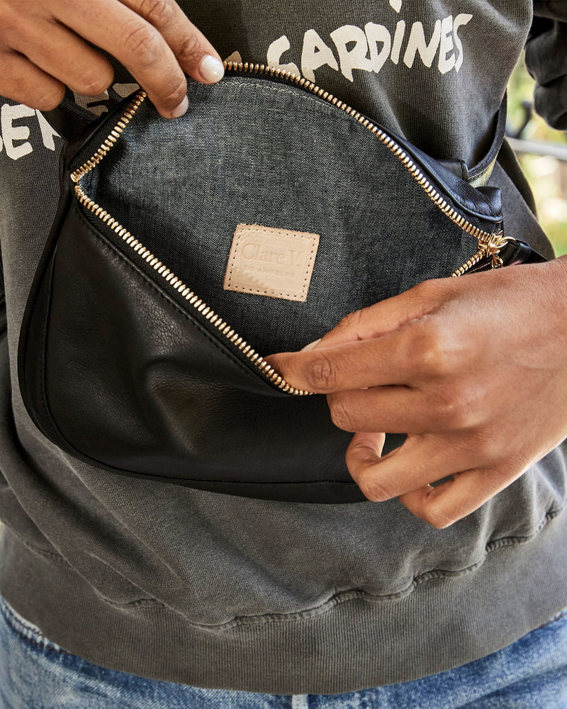 Clara V. Fanny Pack Black
