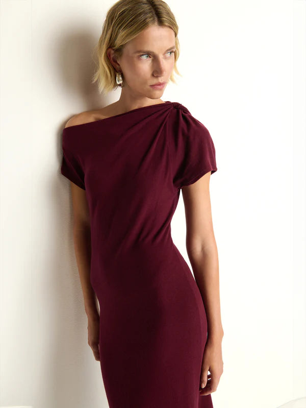 Nation Ltd Hallie Midi Dress Port