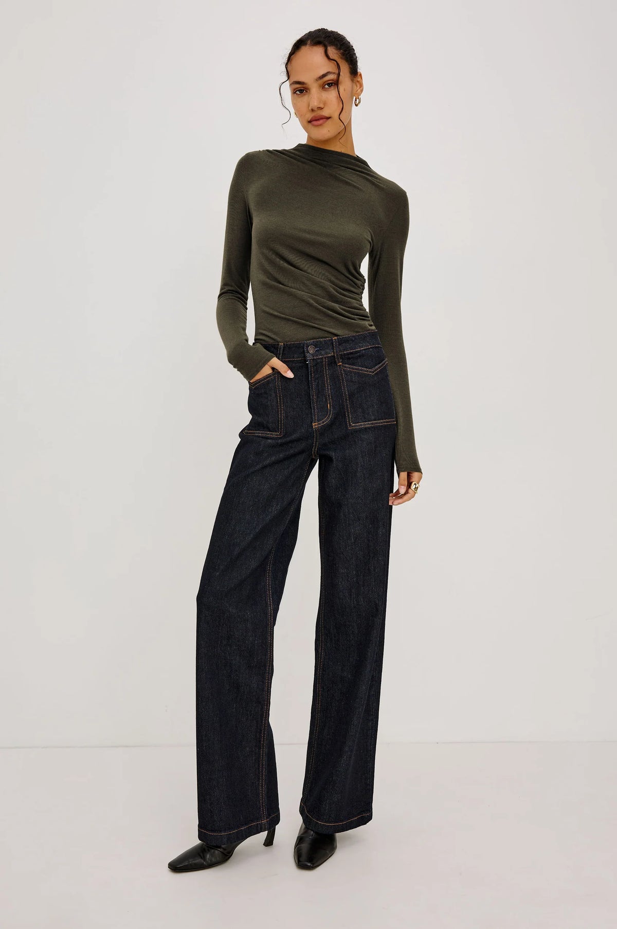 Rails Joelle Top Heather Olive