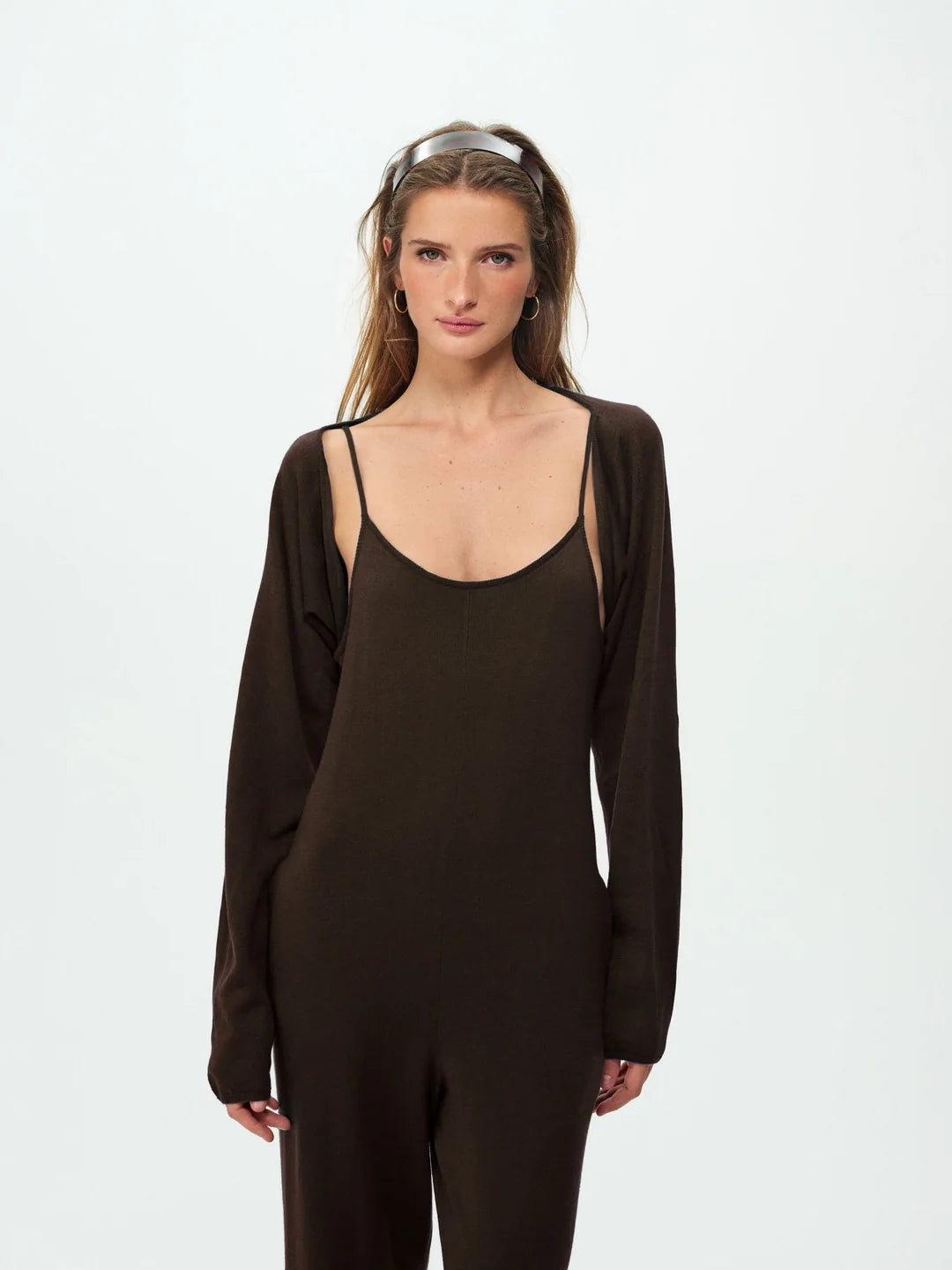 For Love & Lemons Rouzel Knit Jumpsuit Set