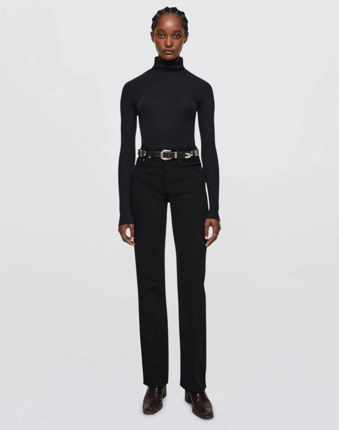 Re/Done 90S HIGH RISE LOOSE Black