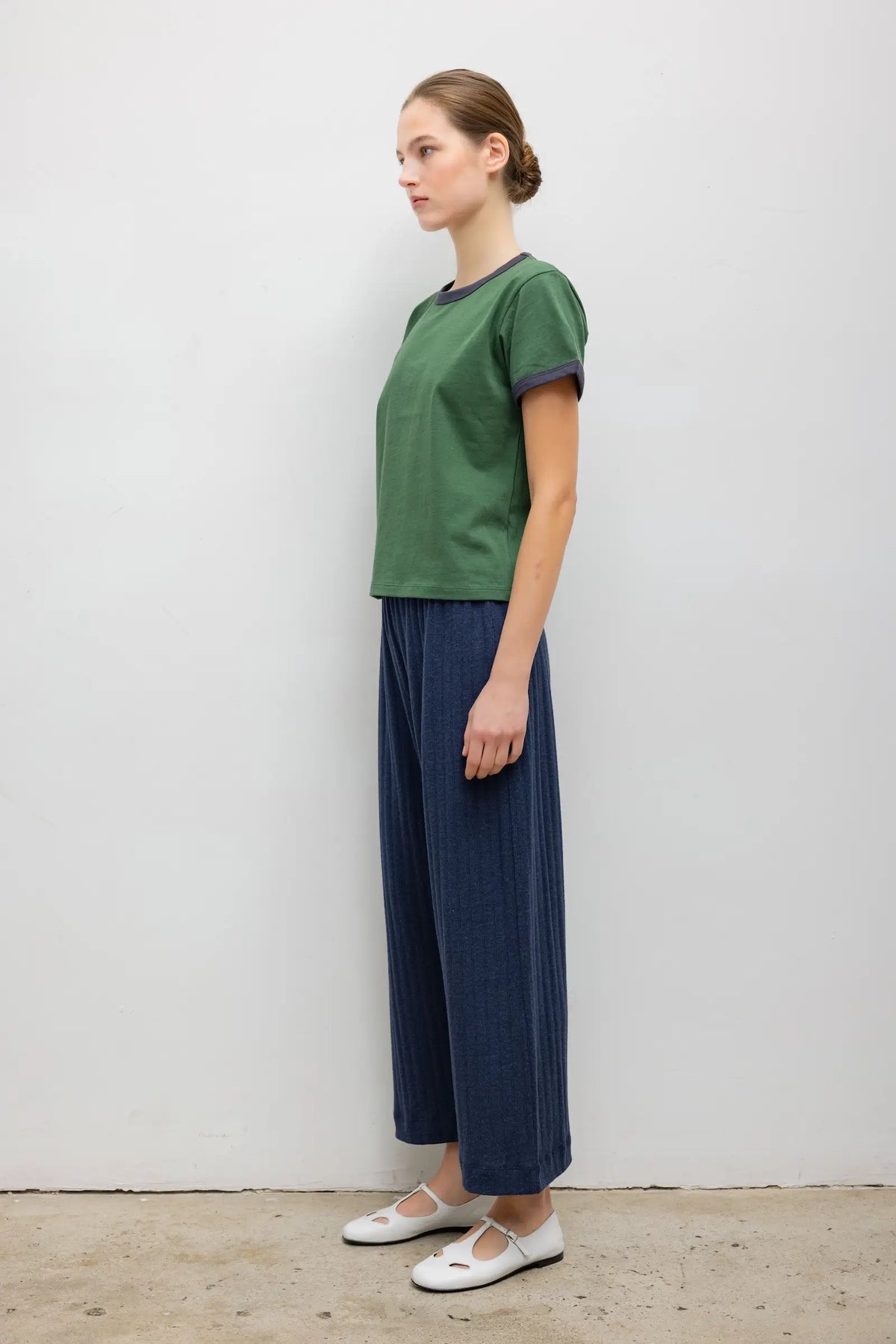 Leset Margo Ringer Tee Juniper Midnight