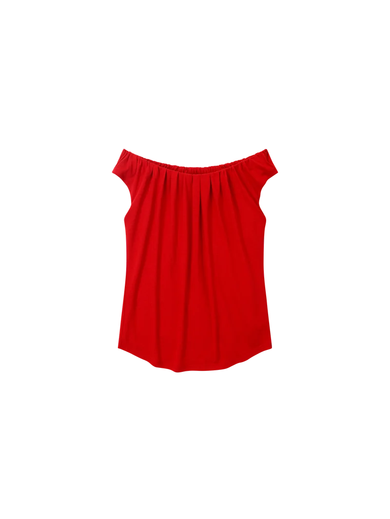 Nation LA Lily Top - Rouge Red