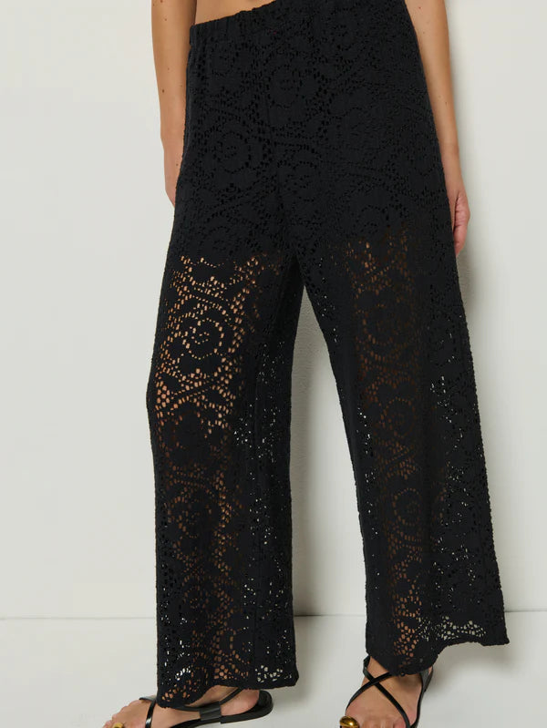 Nation LTD Linney Lace Pant Black