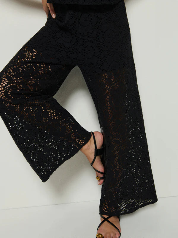 Nation LTD Linney Lace Pant Black