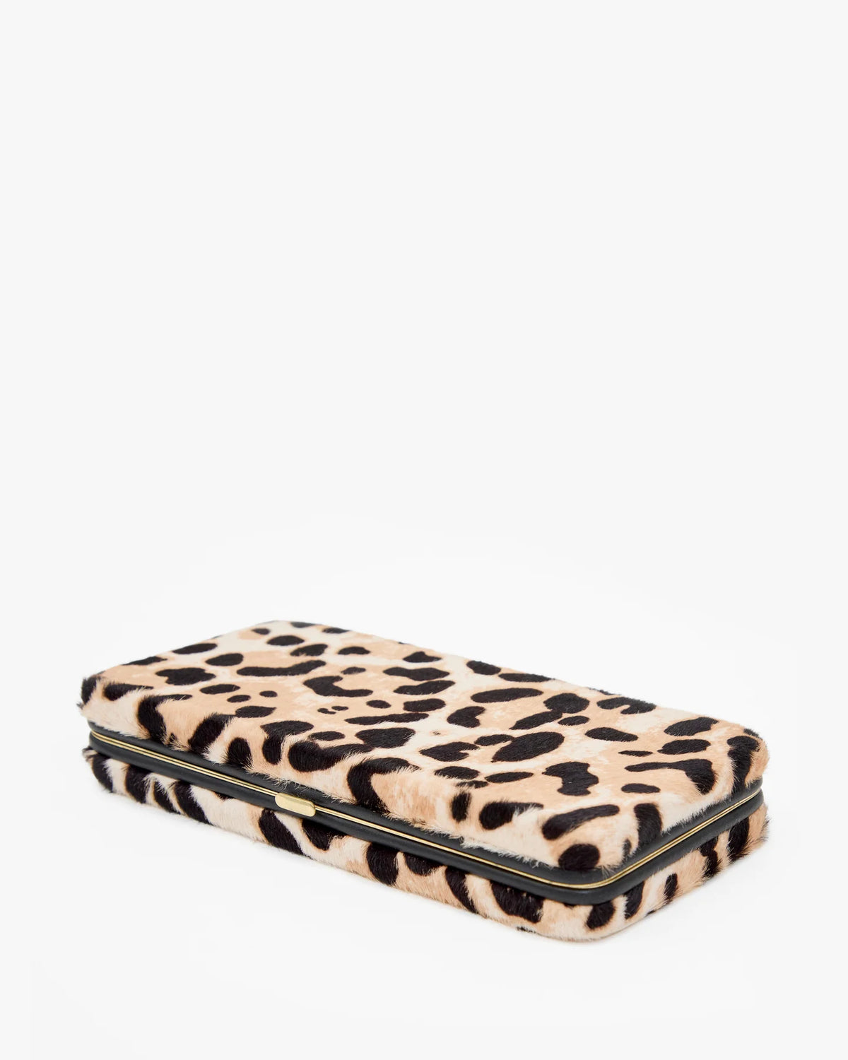 Clare V. LE TABAC Snow Leopard Hair-On