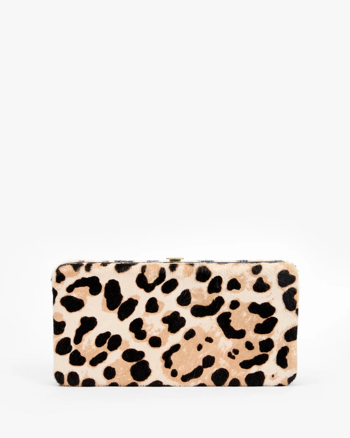 Clare V. LE TABAC Snow Leopard Hair-On