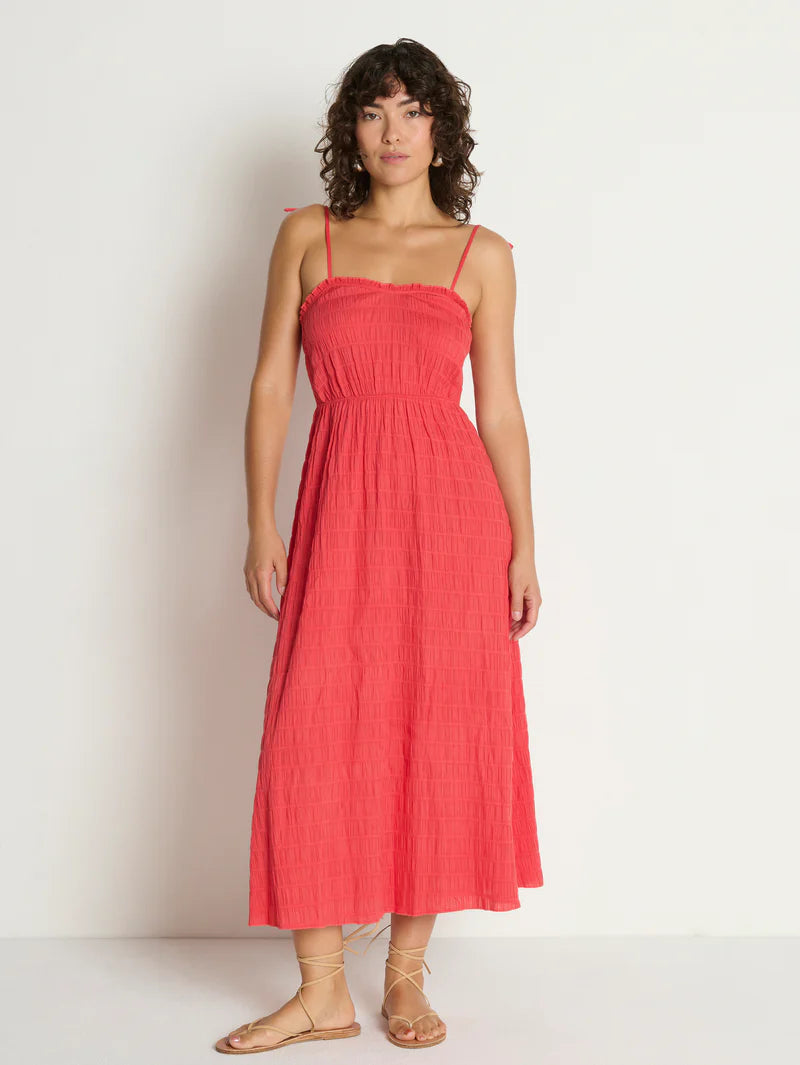 Nation LA Madeline Tie Midi Dress Flora