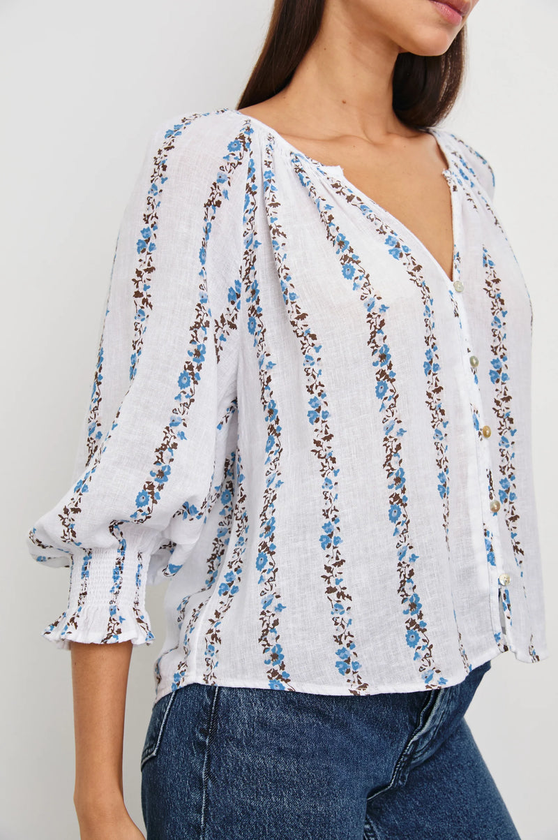 Rails Mariah Top Bluebell Stripe