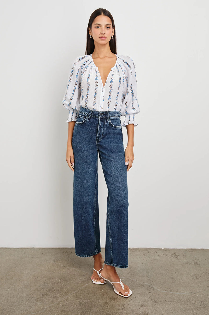 Rails Mariah Top Bluebell Stripe