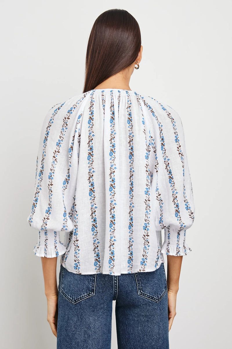 Rails Mariah Top Bluebell Stripe