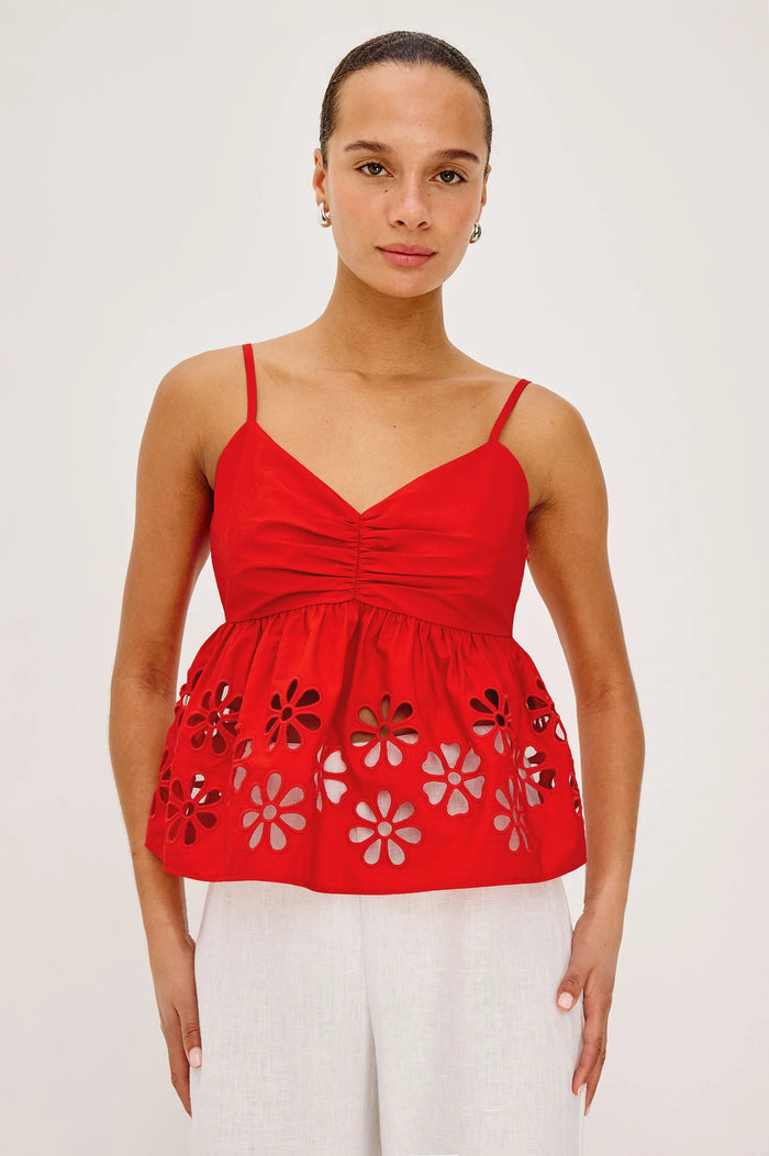 Rails Meru Top Scarlet